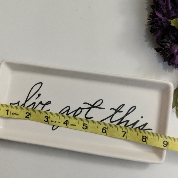 Rae Dunn Magenta Trinket Tray I've got this - Picture 2 of 6